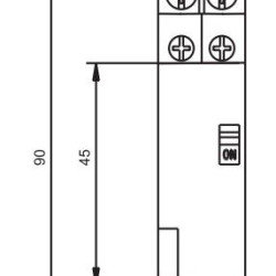 Імпульсне реле ETI 002464100 RВS 220-10 230V AC (20A 1NO)