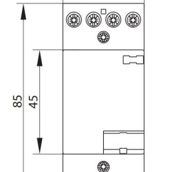 Контактор ETI 002464010 RD 25-40 (230V AC/DC) (AC1)
