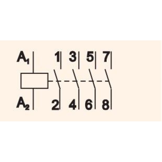 Контактор ETI 002464018 RD 40-40 (230V AC/DC) (AC1)