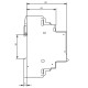 Контактор ETI 002464040 R 20-20-R 230V AC 20A (AC1) з ручним керуванням