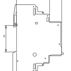 Контактор ETI 002464061 RR 25-22 24V AC (ручне керування)