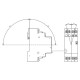 Контактор ETI 002464040 R 20-20-R 230V AC 20A (AC1) з ручним керуванням