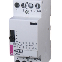 Контактор ETI 002464052 RR 25-40-R 230V AC 25A (AC1) з ручним керуванням