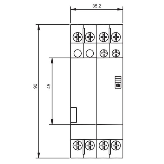 Контактор ETI 002464055 RD-R 25-40 24V AC/DC (ручне керування)