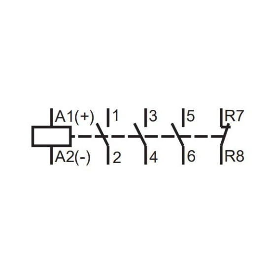 Контактор ETI 002464057 RR 25-31 24V AC (ручне керування)