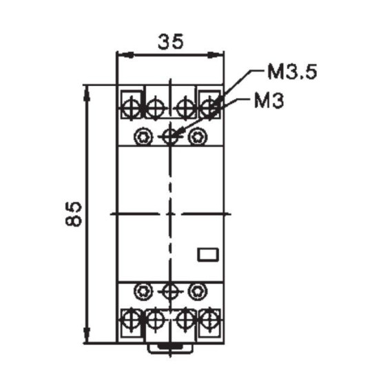 Контактор ETI 002462310 R 25-40 230V AC 25A (AC1)