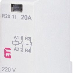 Контактор ETI 002461220 R 20-11 230V AC 20A (AC1)