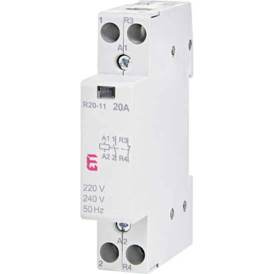 Контактор ETI 002461220 R 20-11 230V AC 20A (AC1)