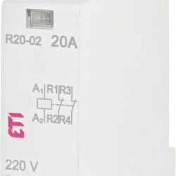 Контактор ETI 002461231 R 20-02 24V AC 20A (AC1)