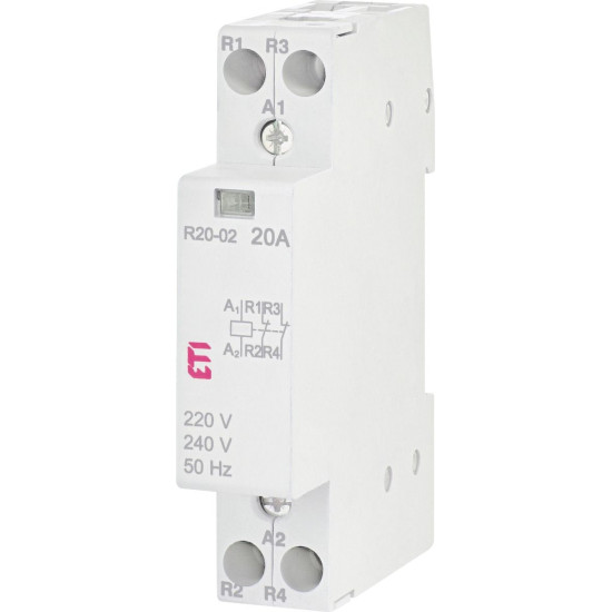 Контактор ETI 002461231 R 20-02 24V AC 20A (AC1)