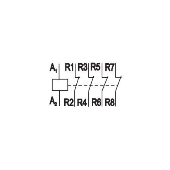 Контактор ETI 002462350 R 25-04 230V AC 25A (AC1)