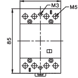 Контактор ETI 002463460 R 63-31 230V AC 63A (AC1)