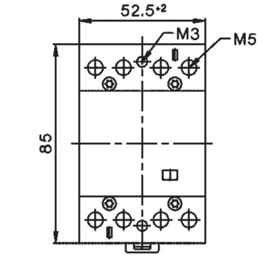 Контактор ETI 002463480 R 63-04 230V AC 63A (AC1)