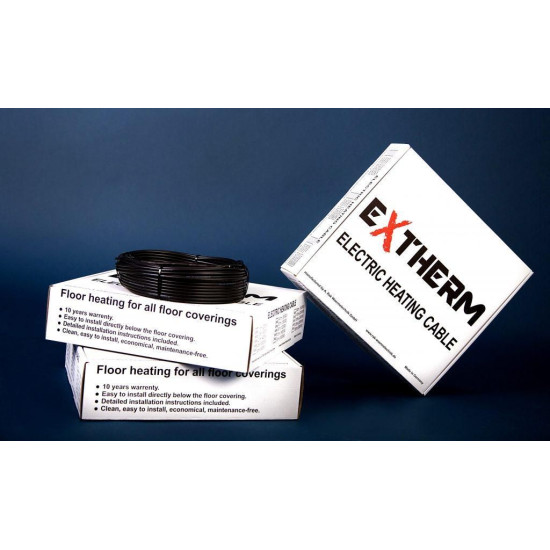 Нагрівальний кабель Extherm ETC ECO 20-1200 60м