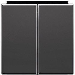 Подвійна клавіша ABB Sky 8511 NS (чорний оксамит)