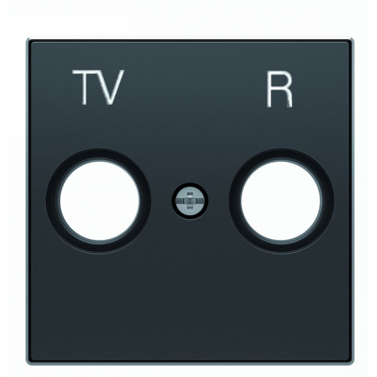 Центральна плата TV+R розетки ABB Sky 8550 NS (чорний оксамит)