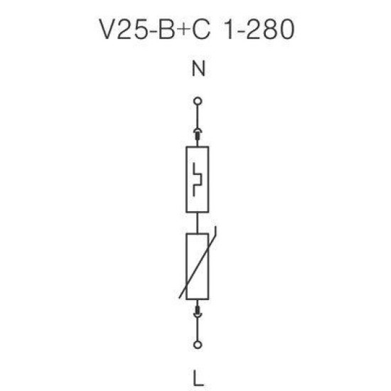 Розрядник OBO Bettermann v25-b+c 1-280 5094418