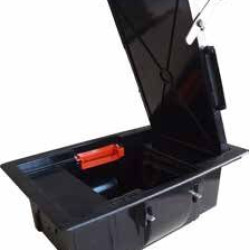 Підлоговий лючок DKC 01369 ANTISC 16М NEST-16 рельєфною кришкою