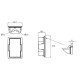 Підлоговий лючок DKC 01367 ANTISC 8М NEST-8 з рельєфною кришкою