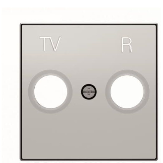 Центральна плата TV+R розетки ABB Sky 8550 PL (срібло)