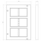 Рамка для підлогової коробки Kopos 8595568930781 PP 80/45/6 для 6-ти приладів