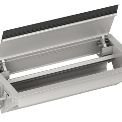 Лючок із розеточним блоком Schneider Electric ISM20410 на 5 постів 45х45