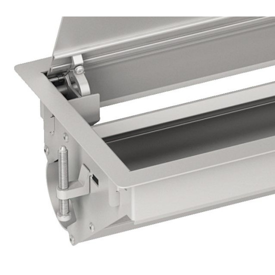 Лючок із розеточним блоком Schneider Electric ISM20410 на 5 постів 45х45