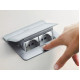 Лючок із висувним блоком Legrand 54013 8М (алюміній)
