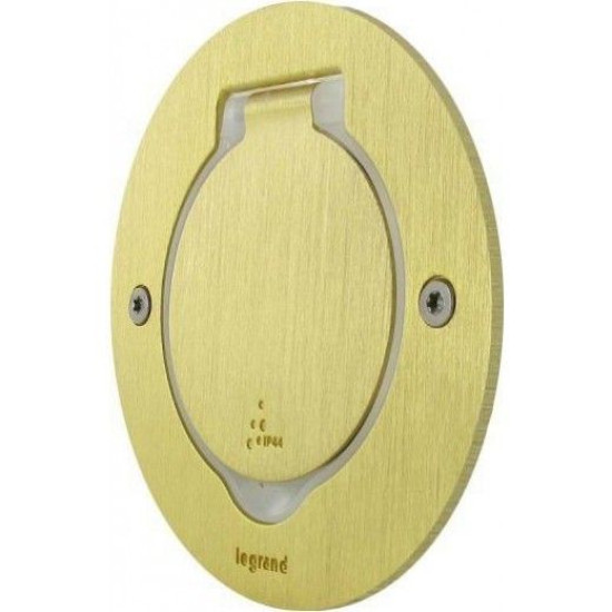 Підлоговий круглий розетковий люк Legrand 89711 (бронза)