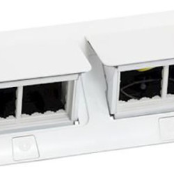 Лючок із висувним блоком розеток Legrand 654004 2х4М (білий) з монтажним комплектом