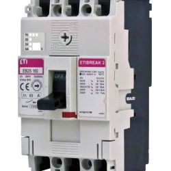 Автоматичний вимикач ETI 004671858 EB2S 160/3HF 3P 50A 40kA (фіксована)
