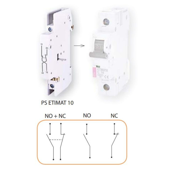 Блок-контакт ETI 002159032 PS-ETIMAT 10 (1НО)