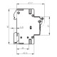 Автоматичний вимикач ETI 002151722 ETIMAT 10 1p D 63А (6 kA)