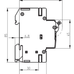Автоматичний вимикач ETI 002125714 ETIMAT 10 3p B 10А (10 kA)