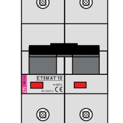 Автоматичний вимикач ETI 002153731 ETIMAT 10 2р D 80А (20 kA)