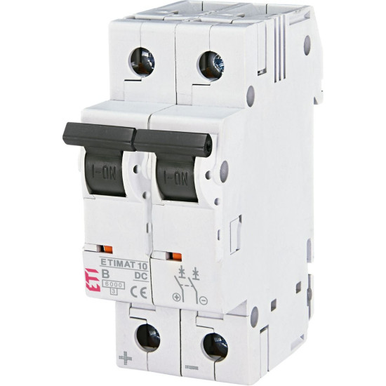 Автоматичний вимикач ETI 002128719 ETIMAT 10 DC 2p B 32A (6kA)