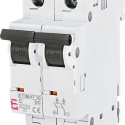 Автоматичний вимикач ETI 002138715 ETIMAT 10 DC 2p C 13A (6kA)
