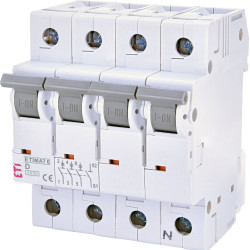 Автоматичний вимикач ETI 002165520 ETIMAT 6 3p+N D 40А (6 kA)