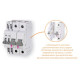Автоматичний вимикач ETI 270430101 ETIMAT P10 3p B 4A (10kA)