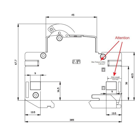 Автоматичний вимикач ETI 002111514 ETIMAT 6 1p B 10А (6 kA)