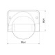Датчик руху E.Next sensor.pir.09.white