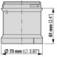 Зелений модуль сигнальної колони Eaton SL7-L230-G 230В Ø70мм