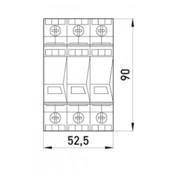 Пристрій захисту від імпульсних перенапруг E.next 81.201/05 e.PO 280V/7kA