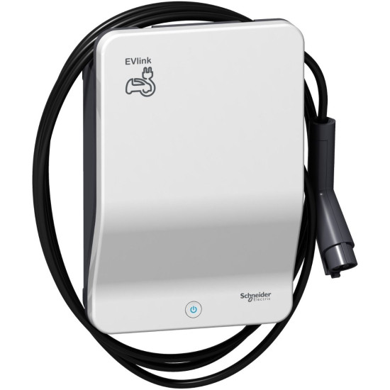 Зарядна станція Schneider Electric EVH2S7P0AK Evlink Wallbox T1 32A із приєднаним кабелем