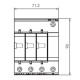 Обмежувач перенапруг OBO Bettermann (5093654) Тип I+II V50-B+C 3+NPE