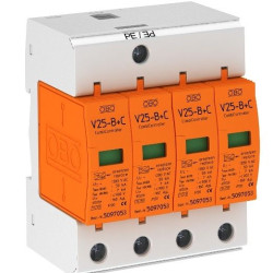 Обмежувач перенапруг OBO Bettermann (5094426) Тип I+II V25-B+C 4-280
