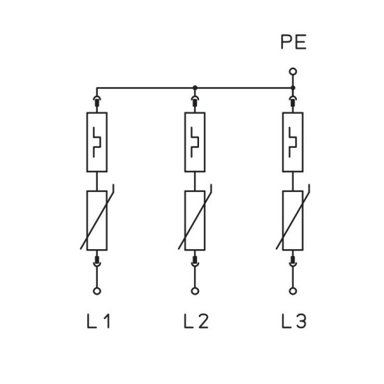 Обмежувач перенапруг OBO Bettermann (5094437) Тип I+II V25-B+C 3-385