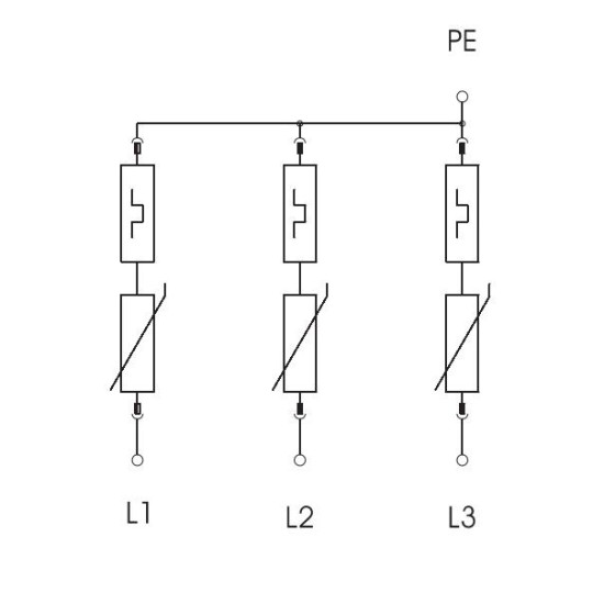 Обмежувач перенапруг OBO Bettermann (5094423) Тип I+II V25-B+C 3-280