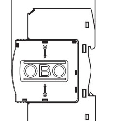 Обмежувач перенапруг OBO Bettermann (5094457) Тип I+II V25-B+C 1+NPE