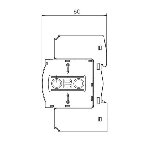 Обмежувач перенапруг OBO Bettermann (5094463) Тип I+II V25-B+C 3+NPE